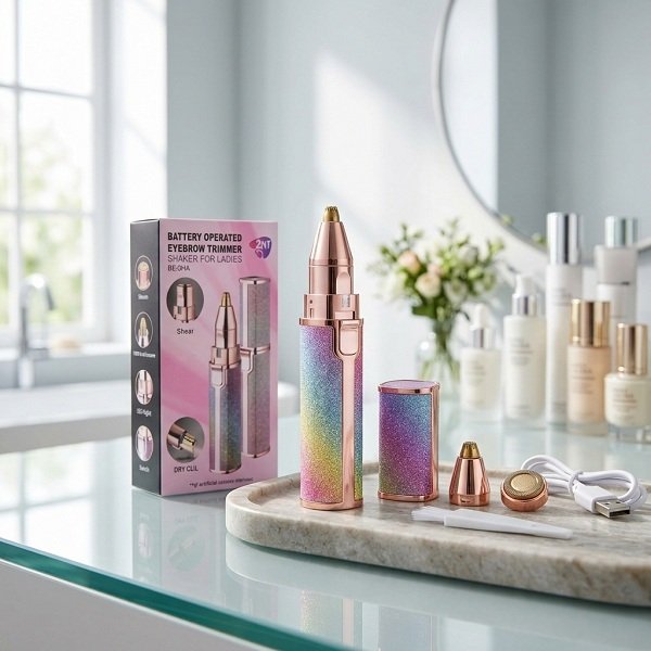 2-in-1 Electric Eyebrow & Hair Trimmer 