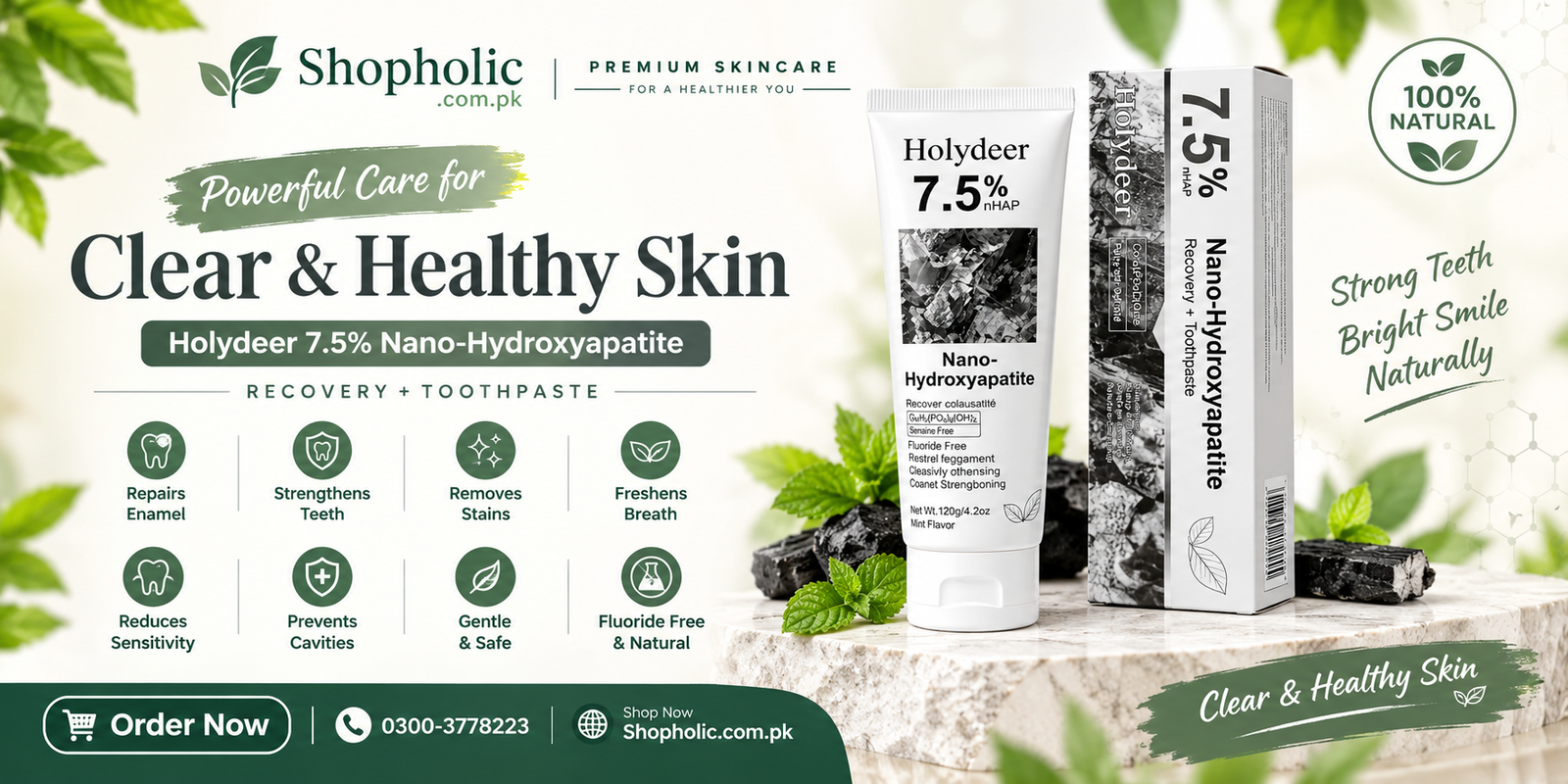 https://shopholic.com.pk/product/holydeer-recovery-toothpaste-7-5-nano-hydroxyapatite