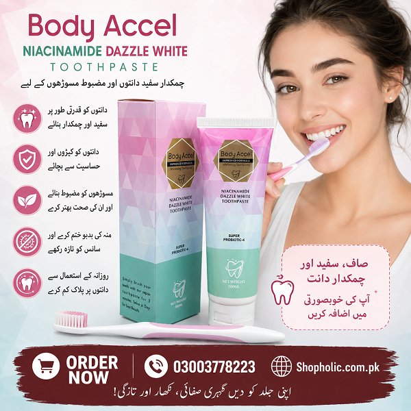 Body Accel Whitening Toothpaste In Pakistan