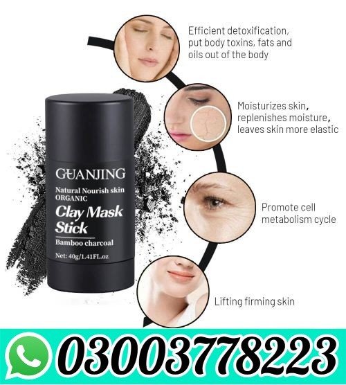 Charcoal Natural Nourish Skin Clay Mask Stick 