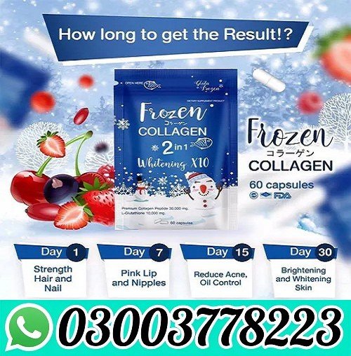 Frozen Collagen 2 In 1 Whitening X10