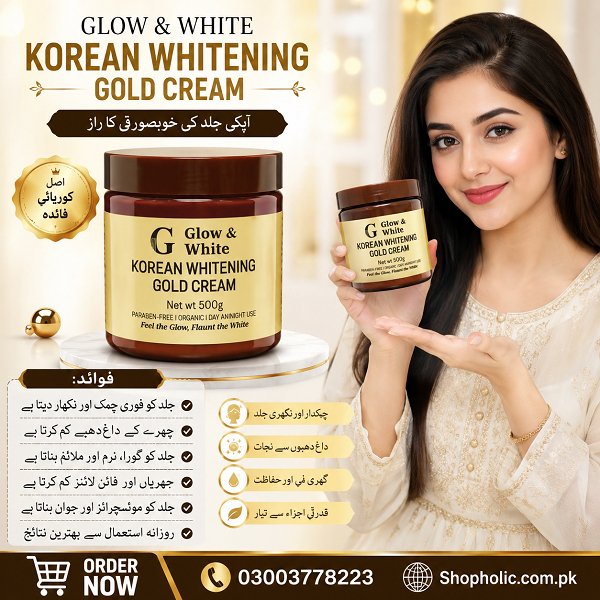 Glow & White Korean Whitening Gold Cream In Pakistan
