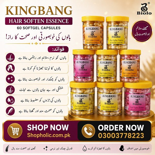 KING BANG Biolo Hair Softgel Capsule In Pakistan