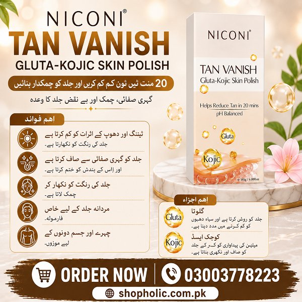 Niconi Tan Vanish Gluta-Kojic Skin Polish