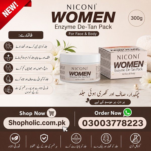 Niconi Women Enzyme De-Tan Pack In Pakistan