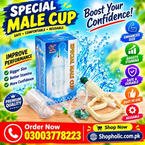 Special Male Cup Pump In Pakistan